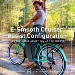 sixthreezero Around The Block Women's Electric Bicycle, 7 Speed Beach Cruiser eBike with Rear Rack, 250/500 Watt Motor, 26 Inch Wheels, Multiple Colors - Image 3