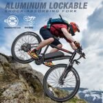 TotGuard Electric Bike, Electric Bike for Adults, 26" Ebike 500W Peak Motor, 19.8MPH Electric Mountain Bike with 374.4WH Removable Battery, Suspension Fork, 21 Speed Gears - Image 2