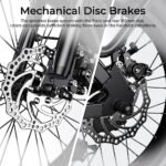 SOHAMO M3 Electric Mountain Bike for Adults, 1500W Peak Motor 30mph Electric Bike, 26"*4" Fat Tire Ebike w/ 48V 15/20AH Removable Battery, 40/60 Miles 7-Speed Gears E Bike for Dirt Sandy Snow Offroad - Image 5