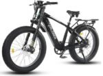 ECOTRIC Explorer Electric Bike Ebike Mountain Bicycle 26" 750W Motor 48V 13AH Lithium Battery Fat Tire 40MPH Full Suspension Throttle & Pedal Assist for Adults - 90% Pre-Assembled